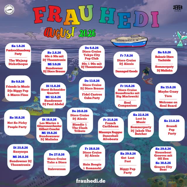 FRAU HEDI AUGUST 2026