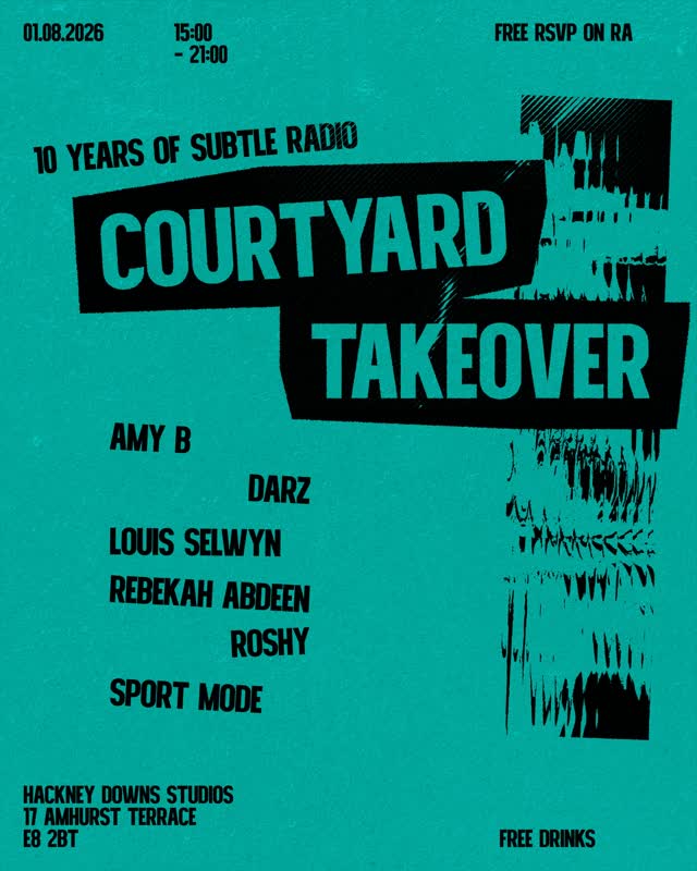 10 years of Subtle Radio Courtyard Takeover
