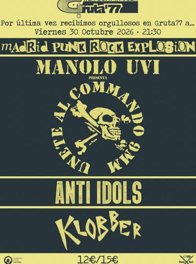 Concierto de despedida del Punk Rock madrileño