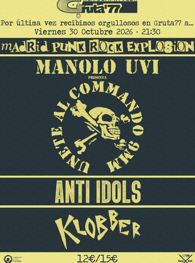Concierto de despedida del Punk Rock madrileño