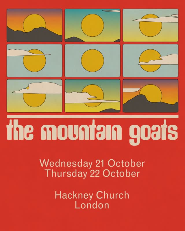 The Mountain Goats live this October