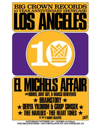 Big Crown Records 10 Year Anniversary Showcase