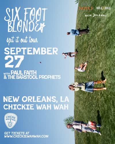 Paul Faith & The Barstool Prophets with Six Foot Blonde