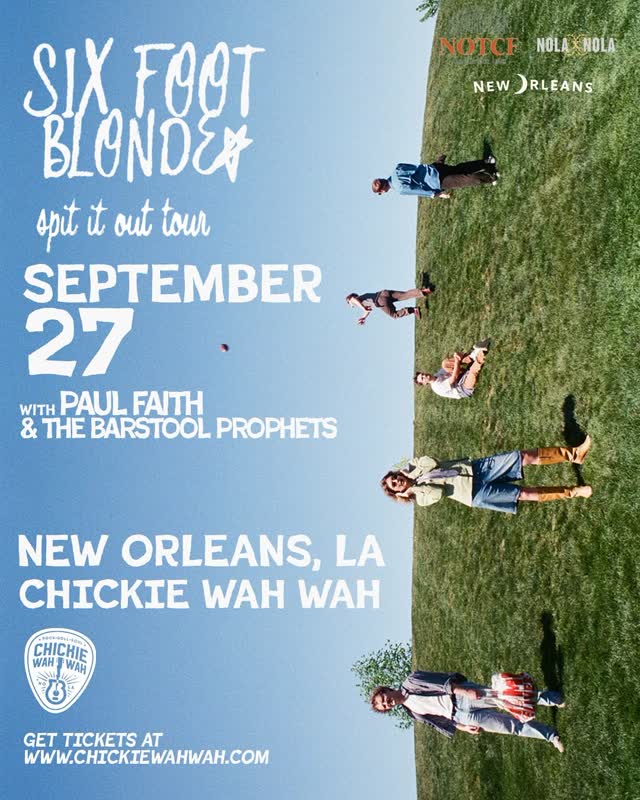 Paul Faith & The Barstool Prophets with Six Foot Blonde