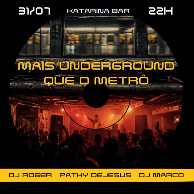 MAIS UNDERGROUND QUE O METRÔ — 2a EDIÇÃO