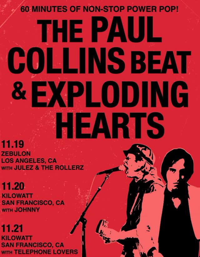 THE PAUL COLLINS BEAT & EXPLODING HEARTS