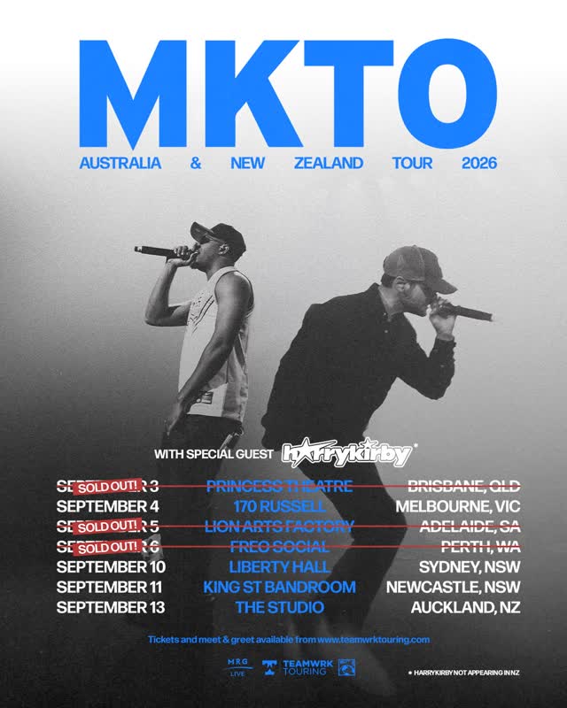MKTO AUSTRALIA & NEW ZEALAND TOUR 2026
