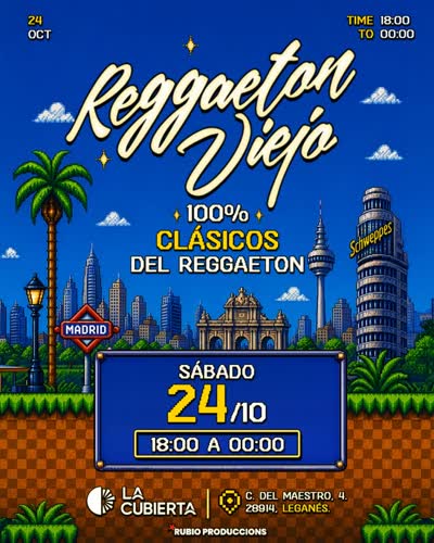 REGGAETON VIEJO ATERRIZA EN MADRID