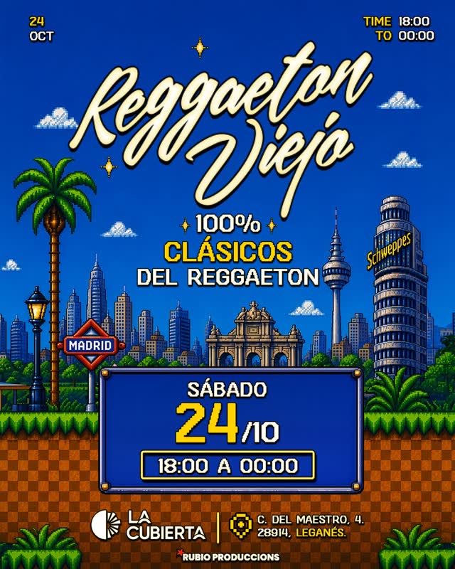 REGGAETON VIEJO ATERRIZA EN MADRID