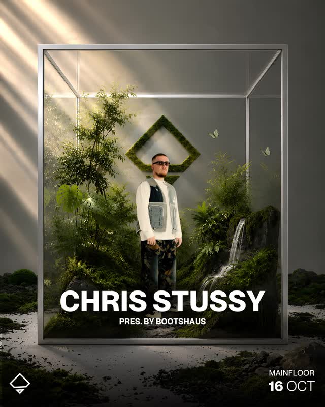 CHRIS STUSSY. First time at Bootshaus.