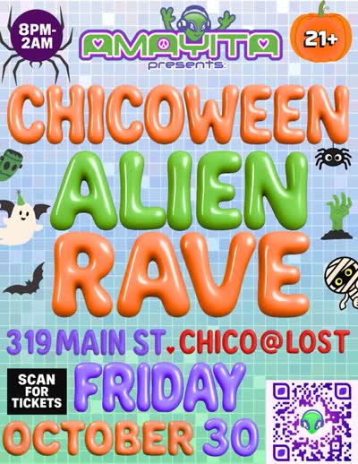 Chicoween Alien Rave