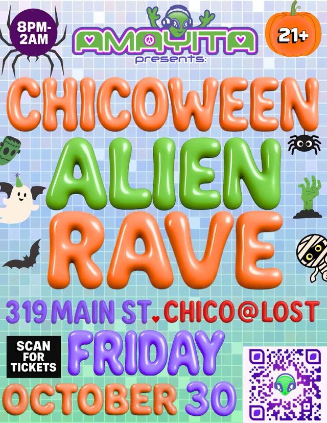 Chicoween Alien Rave