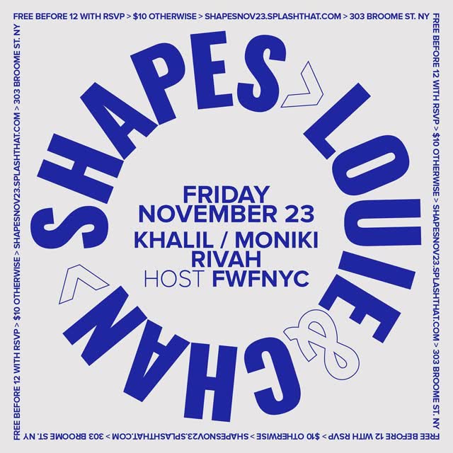 Shapes Tonight!!