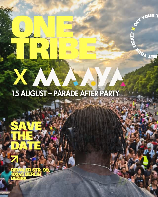 ONE TRIBE x MAAYA - PARADE AFTERPARTY