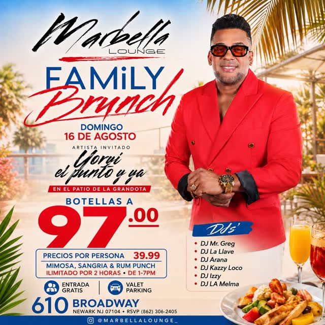 FAMILY BRUNCH EN LA GRANDOTA DE NEWARK