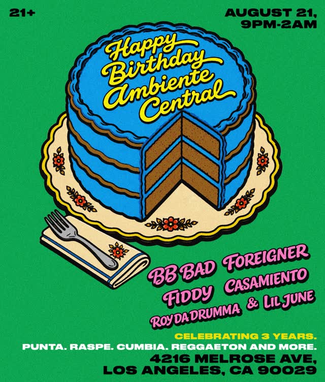 AMBIENTE CENTRAL CUMPLE 3 AÑOS!