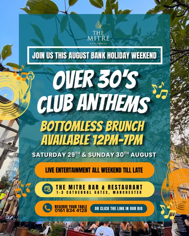 Over 30s Club Anthems - Bank Holiday Party