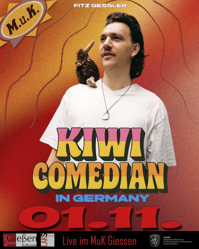 KIWI COMEDIAN IN GERMANY