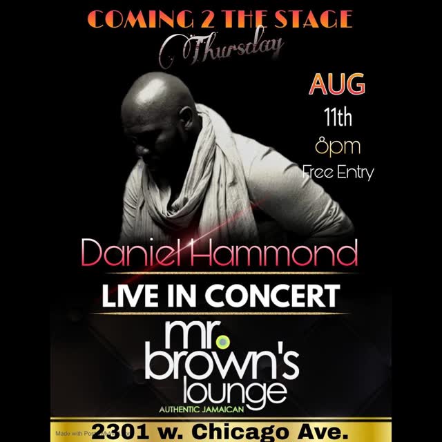 Coming 2 the Stage FEATURING Daniel Hammond