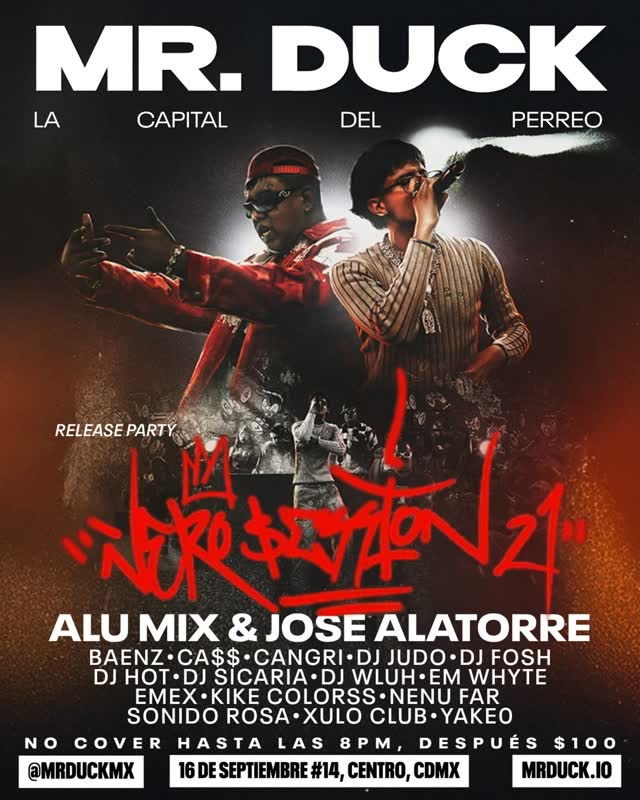 MR. DUCK LA CAPITAL DEL PERREO RELEASE PARTY