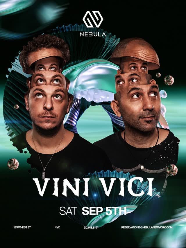 Vini Vici plays Nebula New York in Times Square