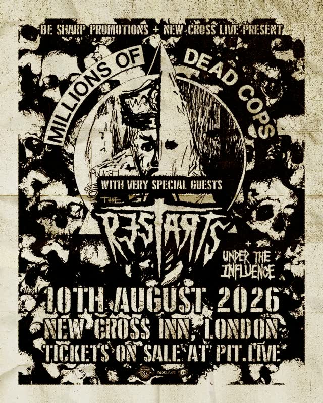 MDC are back at NXI alongside The Restarts & Under The Influence