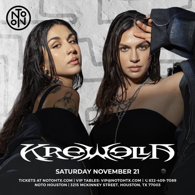 HOUSTON KREW @krewella is back at NOTO