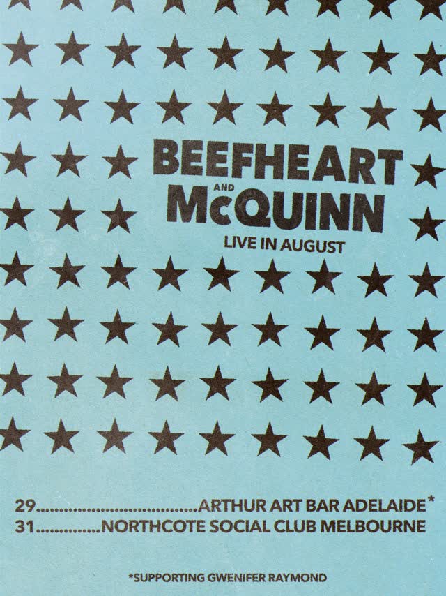 August 29 Adelaide @arthur_artbar supporting @gweniferraymond