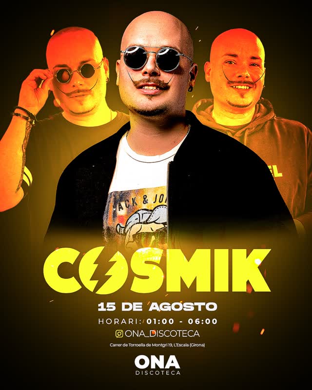 Sesión explosiva con DJ Cosmik