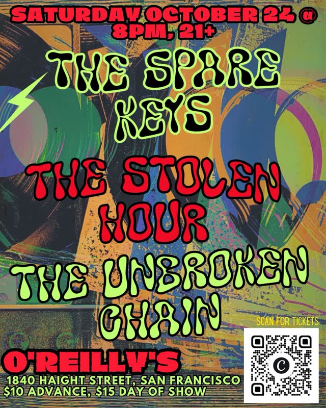 THE SPARE KEYS, THE STOLEN HOUR, THE UNBROKEN CHAIN