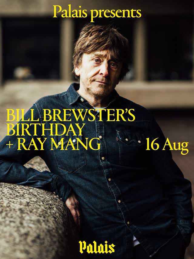 Bill Brewster celebrates his birthday with Ray Mang