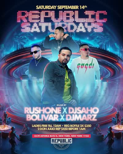 Great Vibes at Republic Astoria