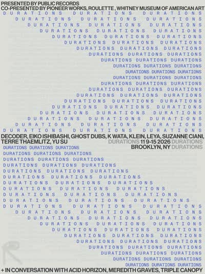 DURATIONS Festival