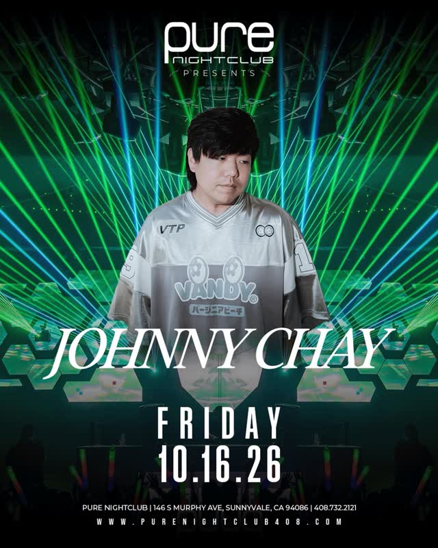 Johnny Chay is making his PURE nightclub's return