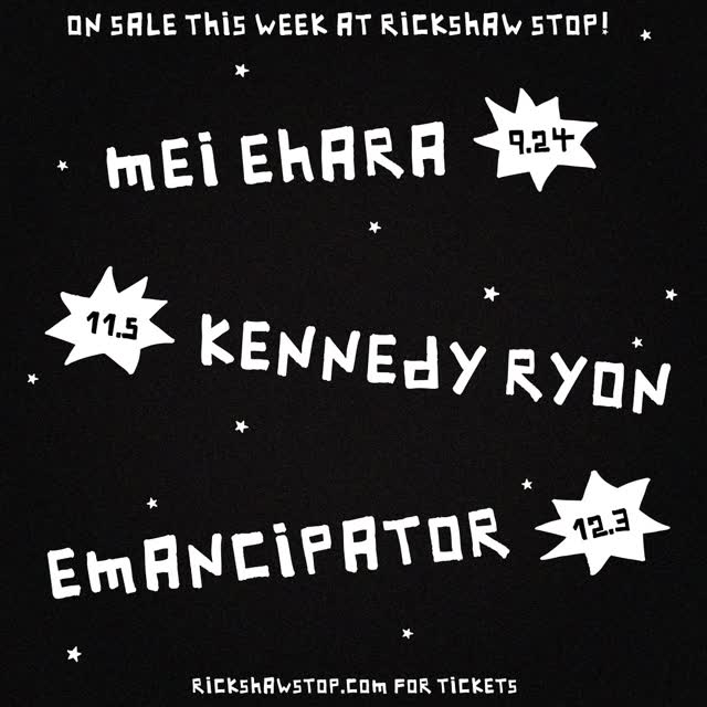 ON SALE THIS WEEK AT RICKSHAW STOP!