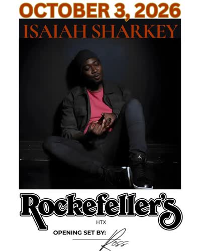 ISAIAH SHARKEY Live in Concert