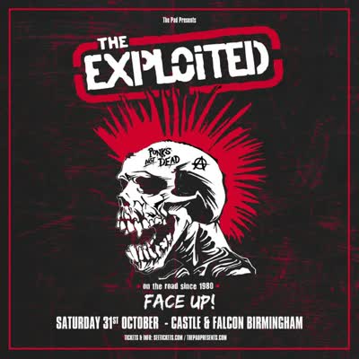 NEW SHOW!! The Exploited returning for 2026 - Halloween