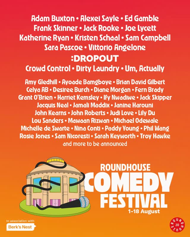 ROUNDHOUSE COMEDY FESTIVAL