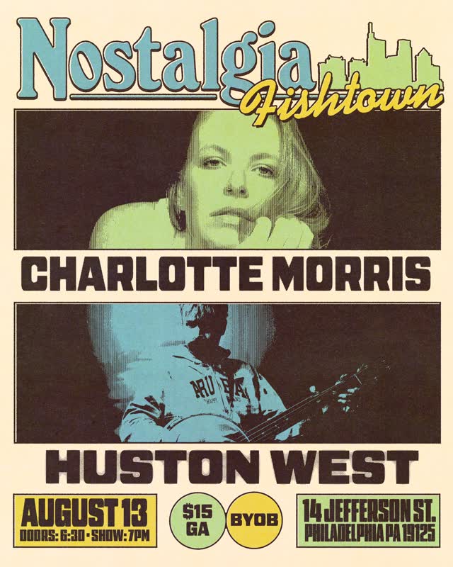 Charlotte Morris performing at Nostalgia Fishtown opening set by Huston West
