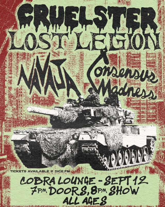 Creulster, Lost Legion, Navaja, Consensus Madness