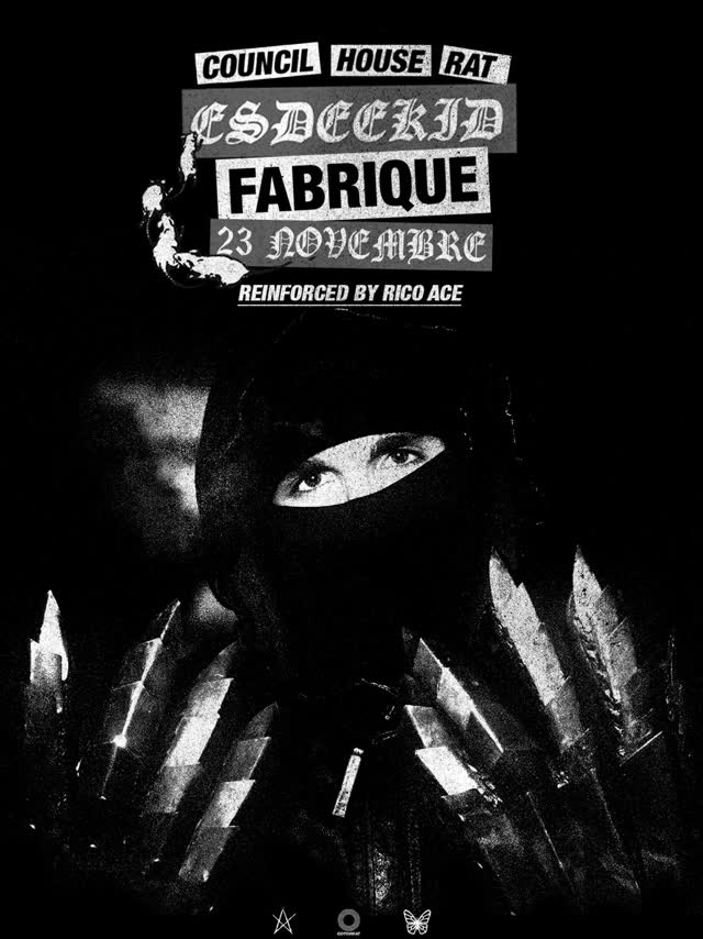 Esdeekid arriva al Fabrique reinforced by Rico Ace