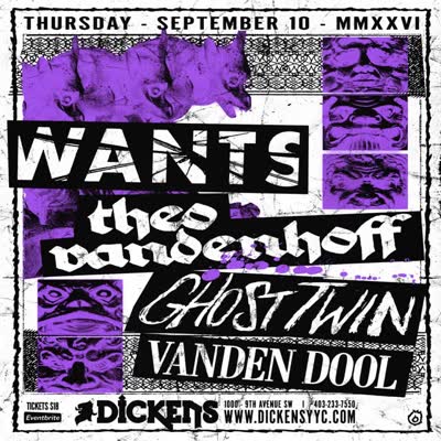 WANTS theo vandenhoff GHOST TWIN VANDEN DOOL