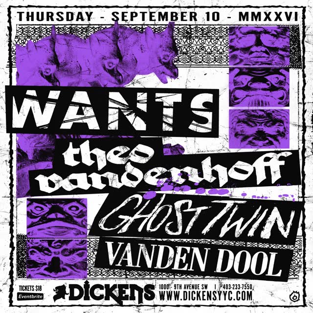 WANTS theo vandenhoff GHOST TWIN VANDEN DOOL