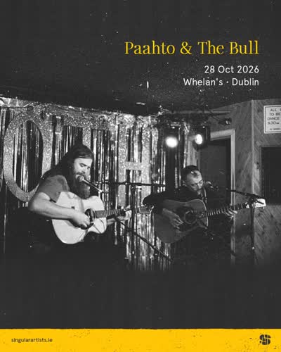 Paahto & The Bull Dublin headliner