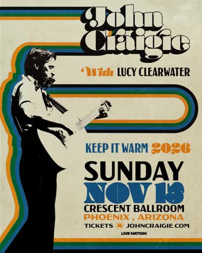 John Craigie with support from Lucy Clearwater