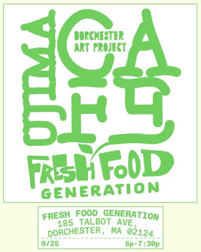 Ujima ICA Dorchester Art Project Fresh Food Generation