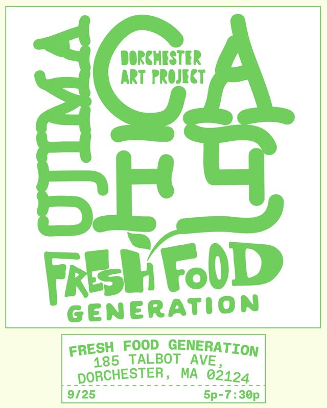 Ujima ICA Dorchester Art Project Fresh Food Generation