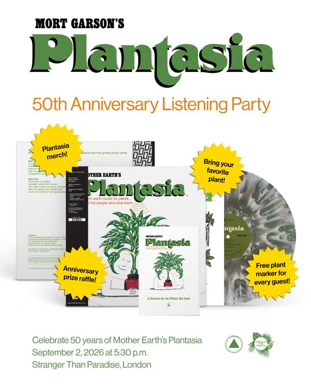Mort Garson’s Mother Earth’s Plantasia 50th Anniversary Listening Event
