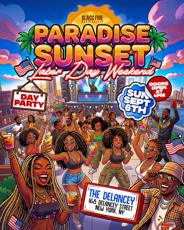 Paradise Sunset Labor Day Weekend Day Party