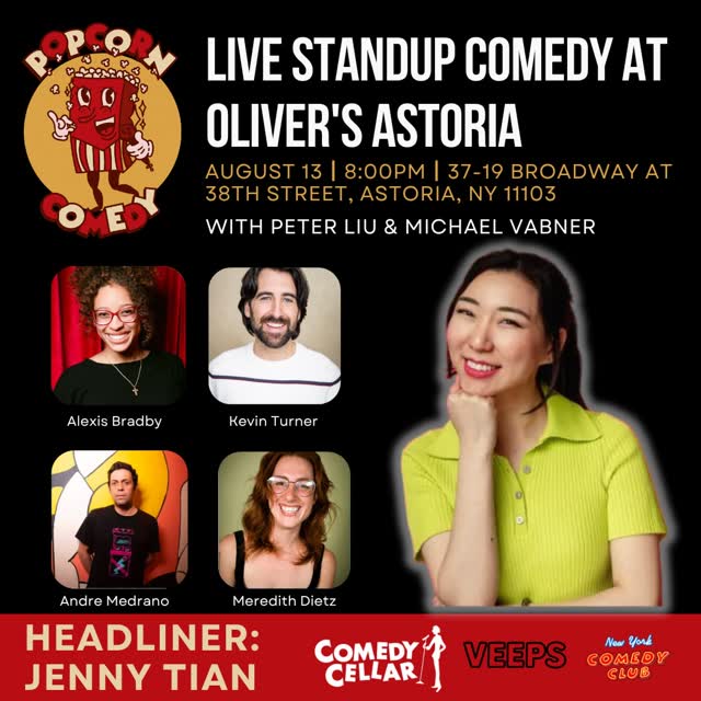 LIVE STANDUP COMEDY AT OLIVER'S ASTORIA